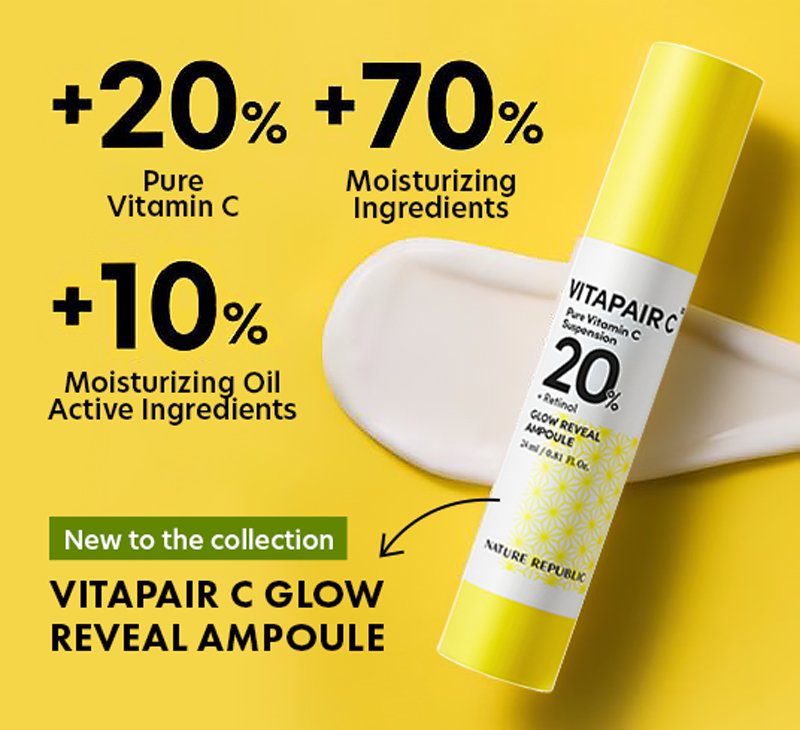 Nature Republic Vitapair C 20 Glow Reveal Ampoule