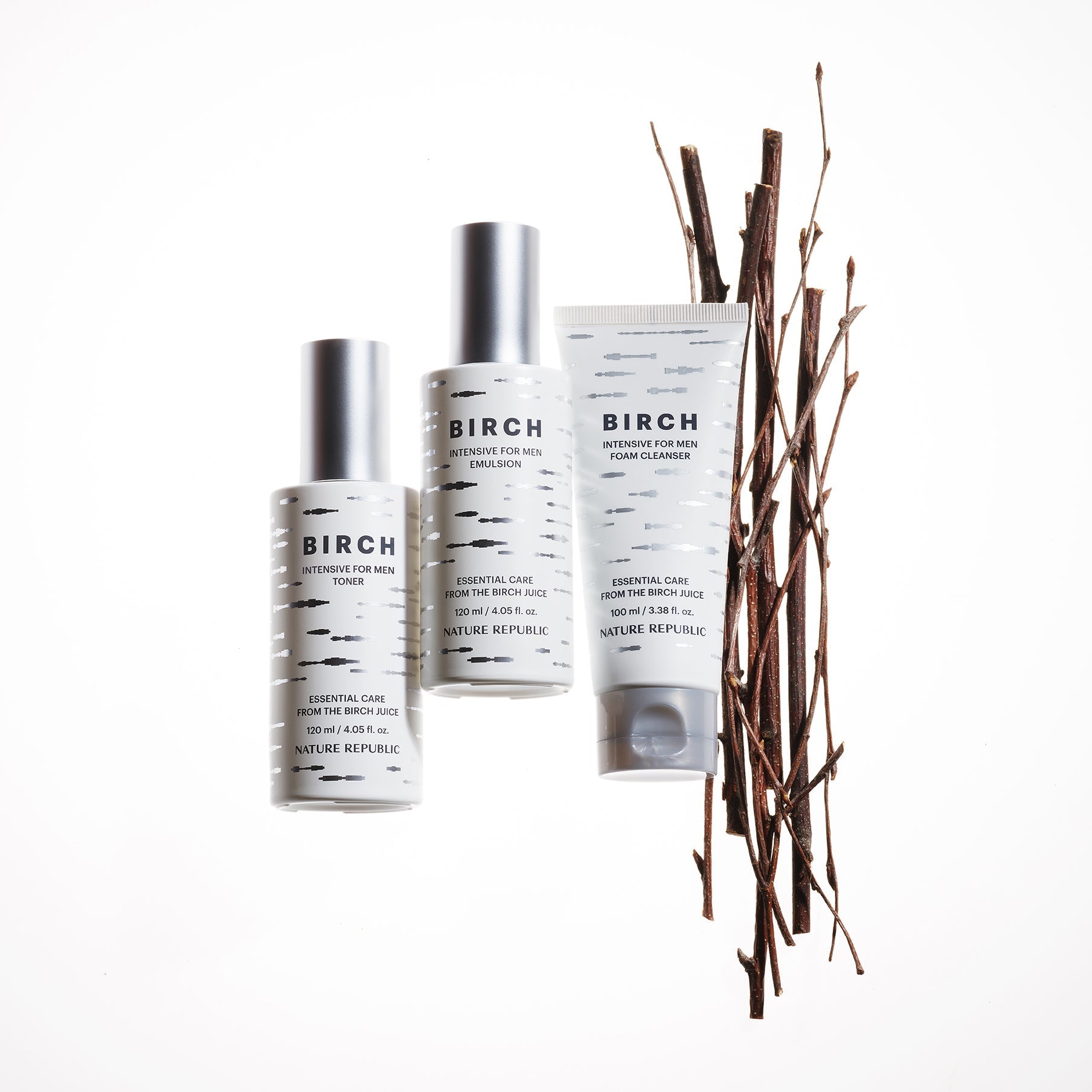 Nature Republic Birch Intensive For Men Skin Care Set